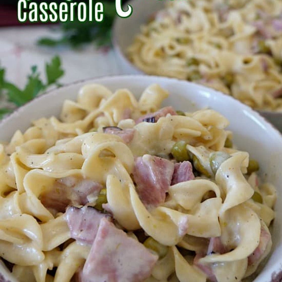 One Pot Ham and Noodle Casserole