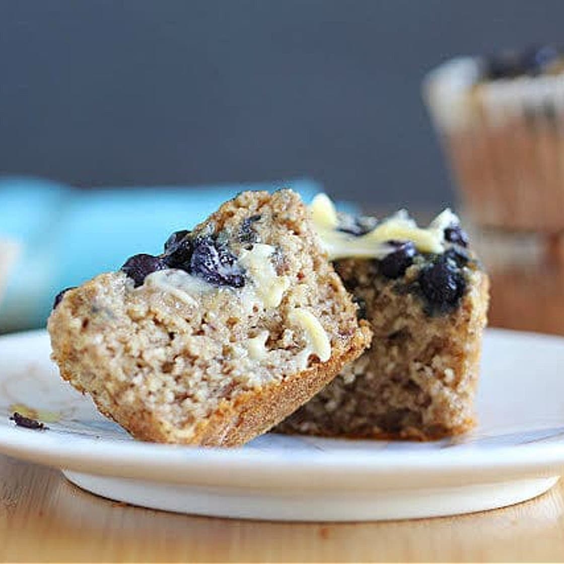 Date-Sweetened Blueberry Muffins