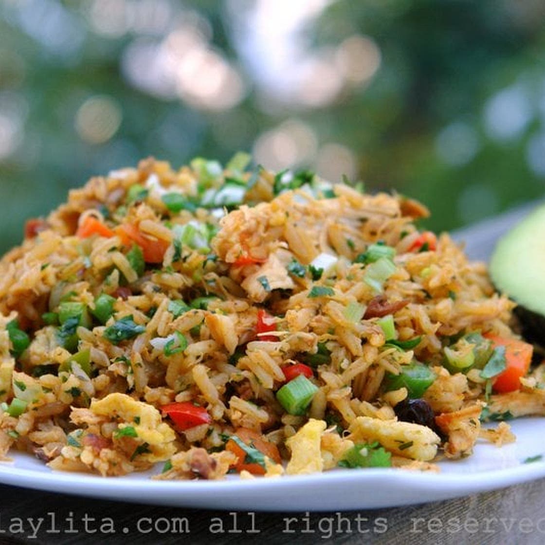 Chaulafan de pollo: Ecuadorian chicken fried rice