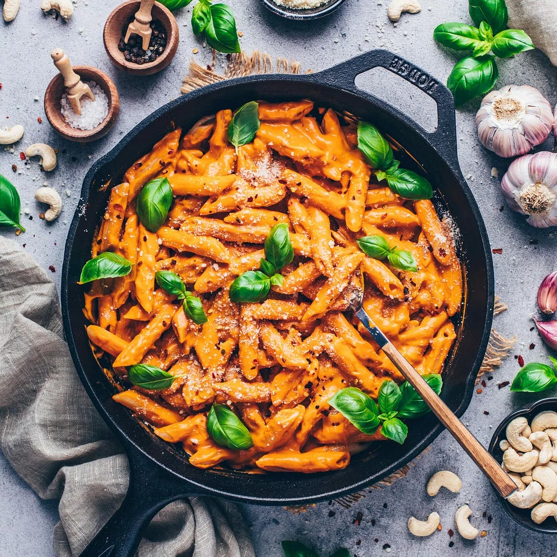 Cremige Tomaten Pasta (Penne alla Wodka)
