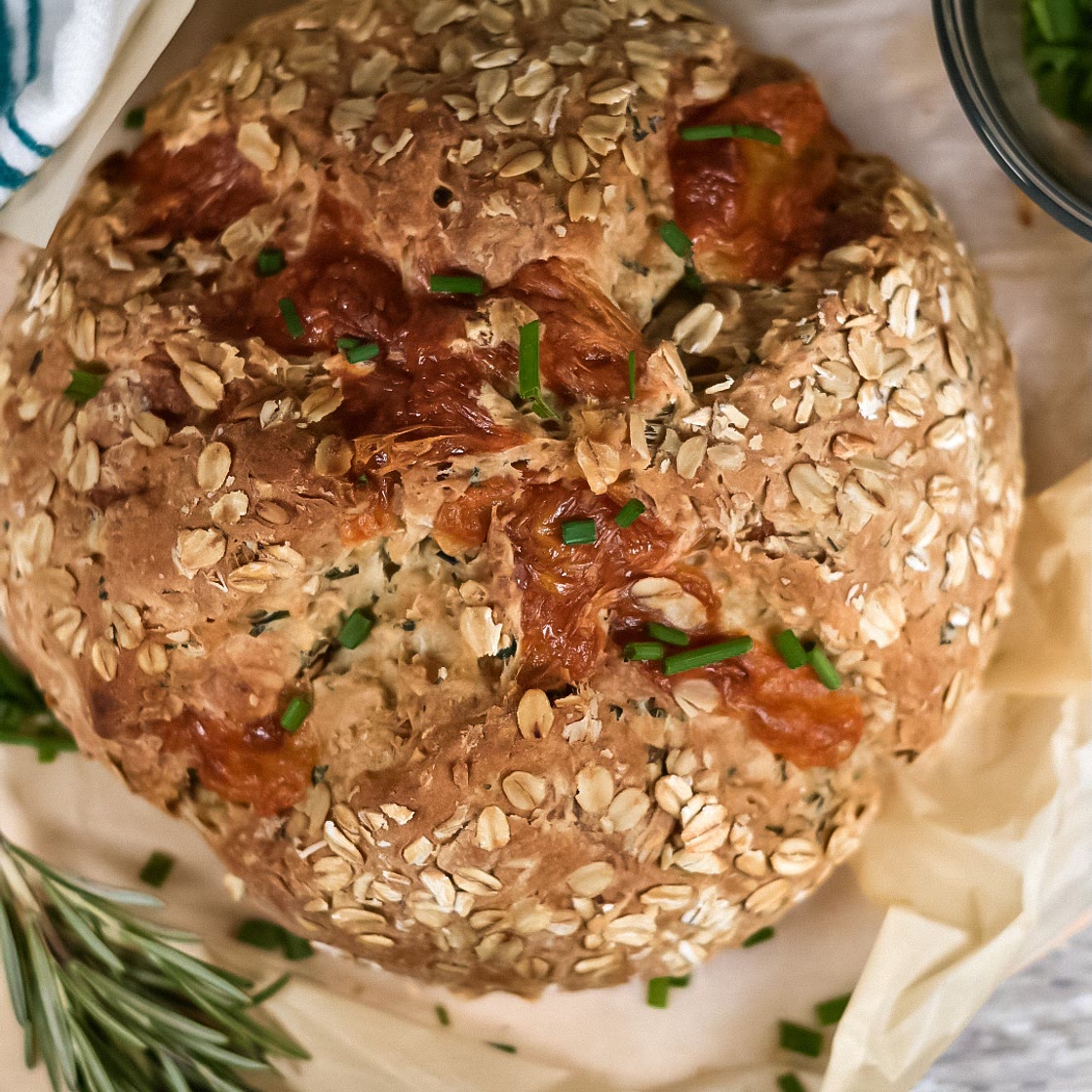 Soda Bread with Cheddar and Herbs
