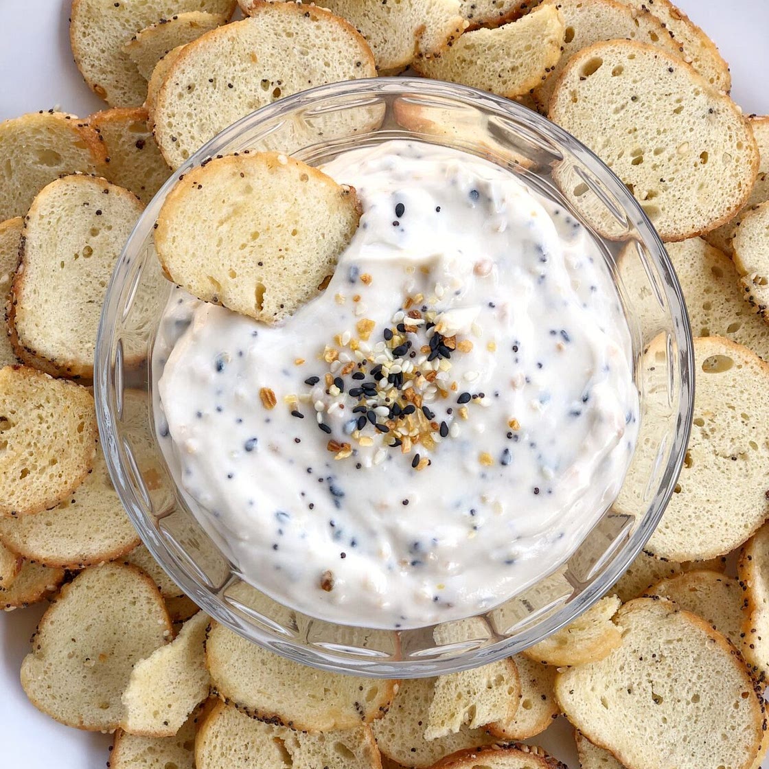 Copycat Trader Joe’s Everything But The Bagel Yogurt Dip