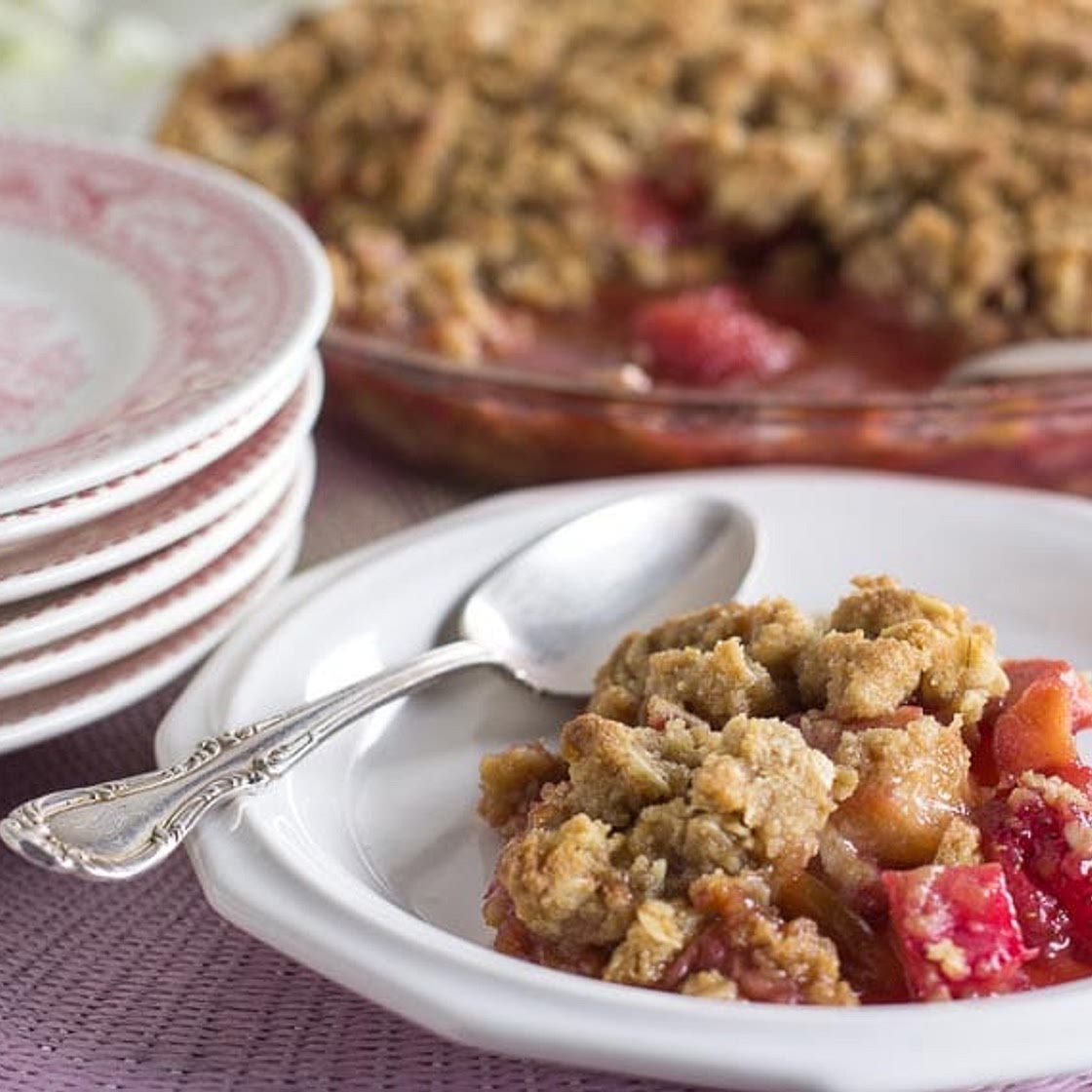 Strawberry Rhubarb Crisp