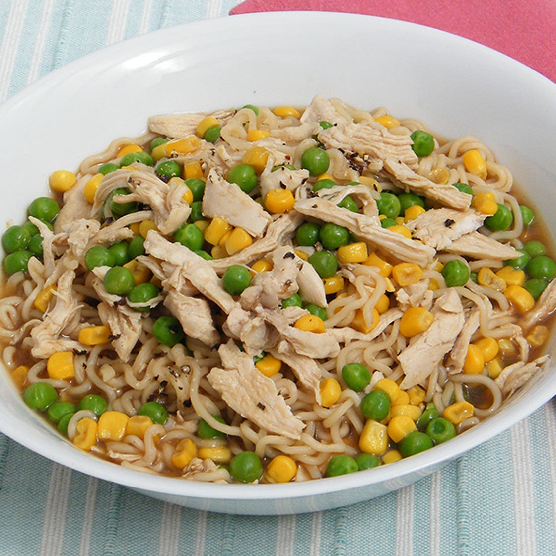 Chicken noodles