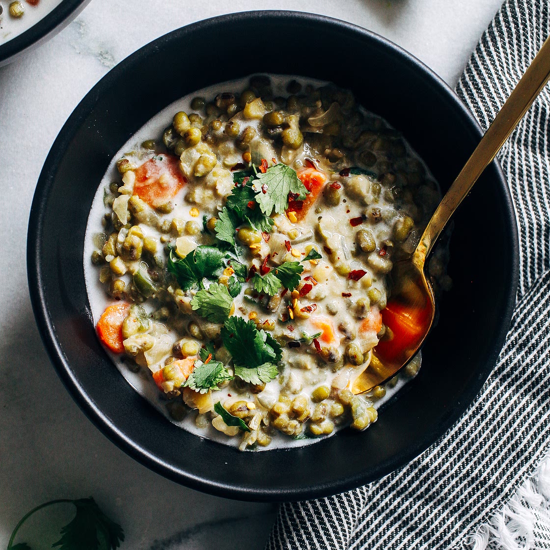 One-Pot Coconut Mung Bean Stew