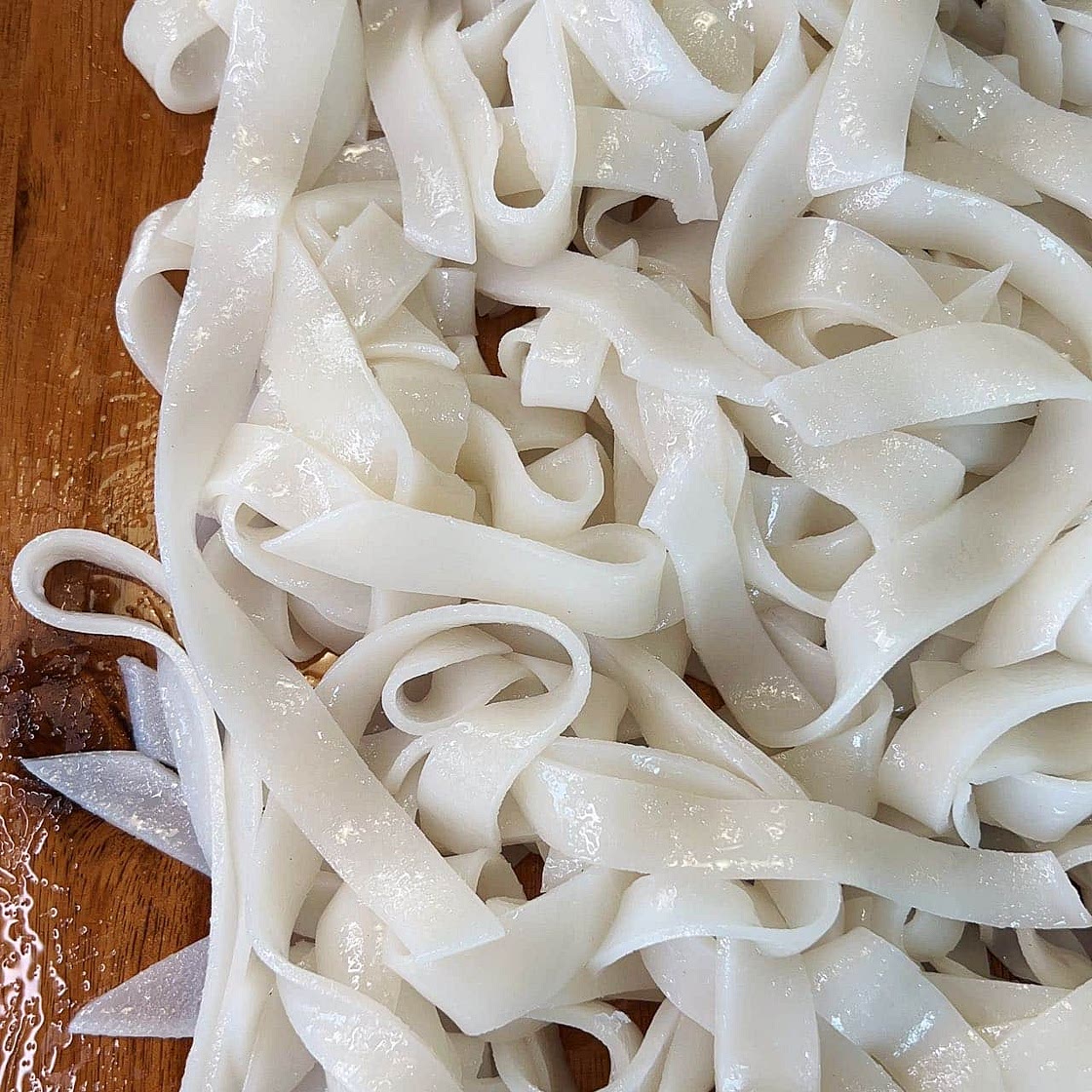 How to Make Rice Noodles (Homemade Fresh Rice Noodles)