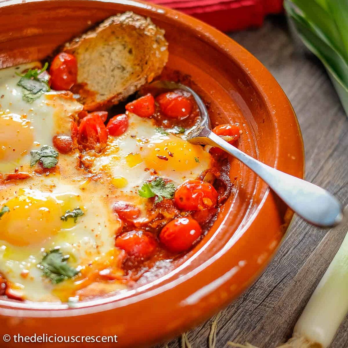Moroccan Eggs in Tomato Sauce (Shakshuka)