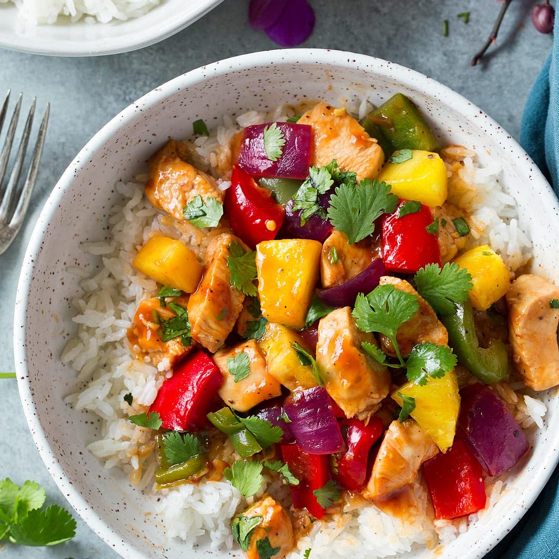 Sheet Pan Hawaiian Chicken