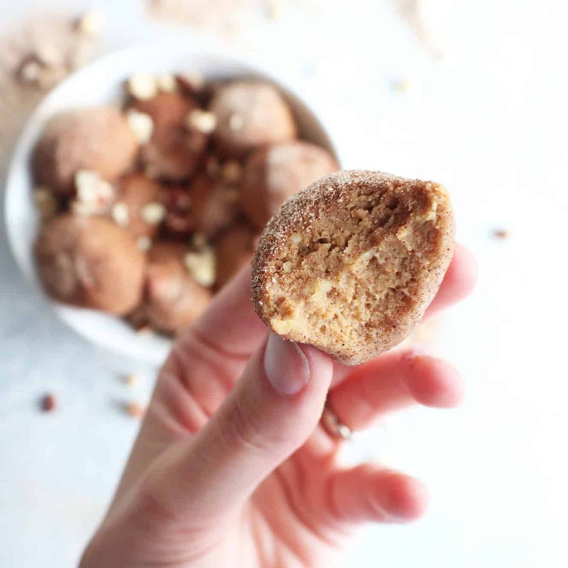Cinnamon Roll Bliss Balls