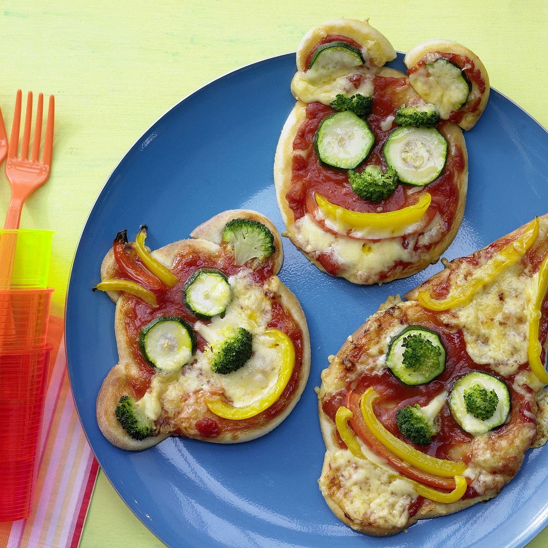 Pizza-Gesichter