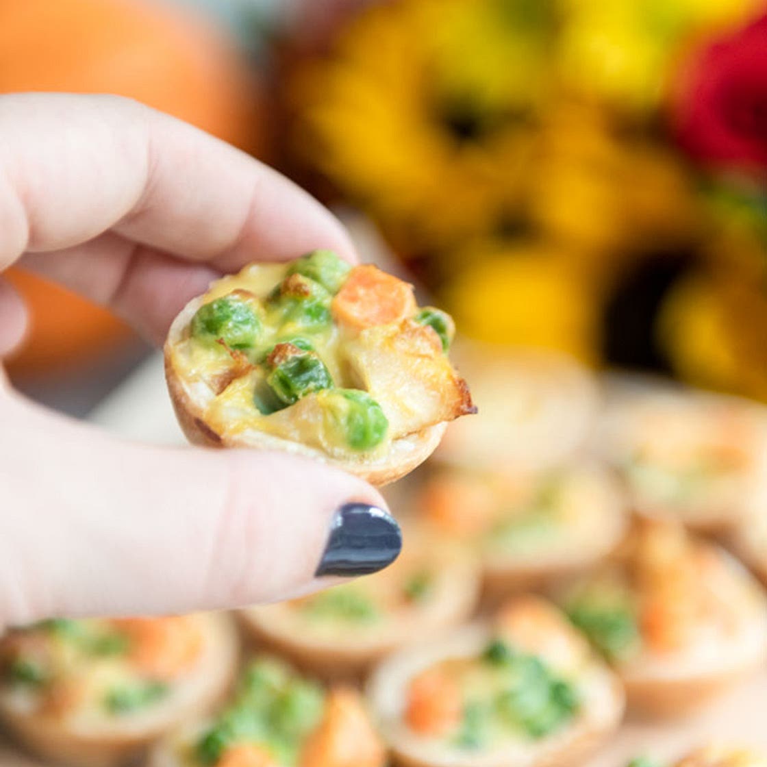 Chicken Pot Pie Bites