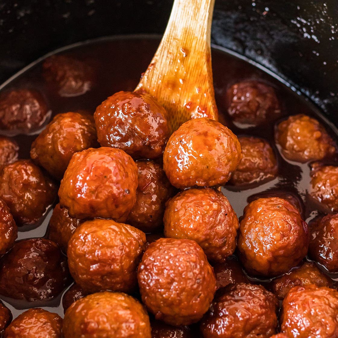 Crockpot Grape Jelly Meatball Recipe