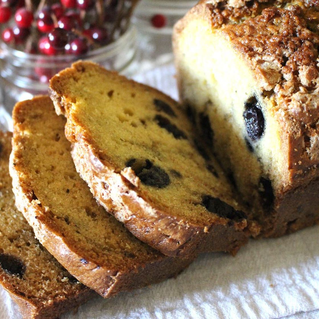 Einkorn Blueberry Bread
