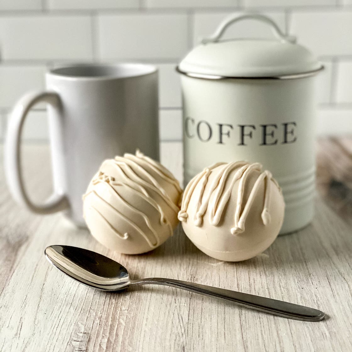 Gluten Free White Chocolate Mocha Coffee Bombs