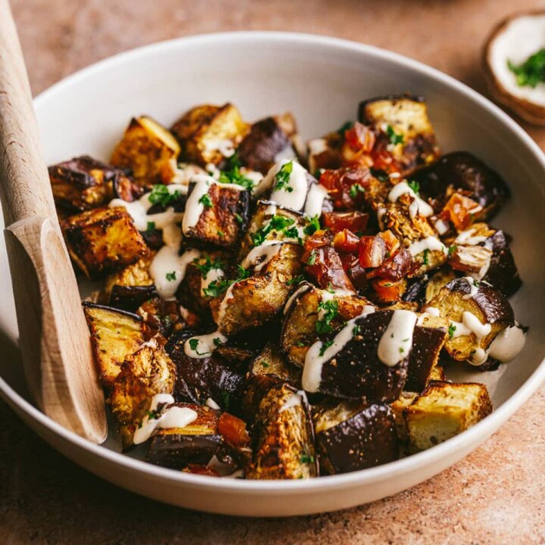 Mediterranean Roasted Eggplant Recipe (Low-Carb, Gluten-Free)