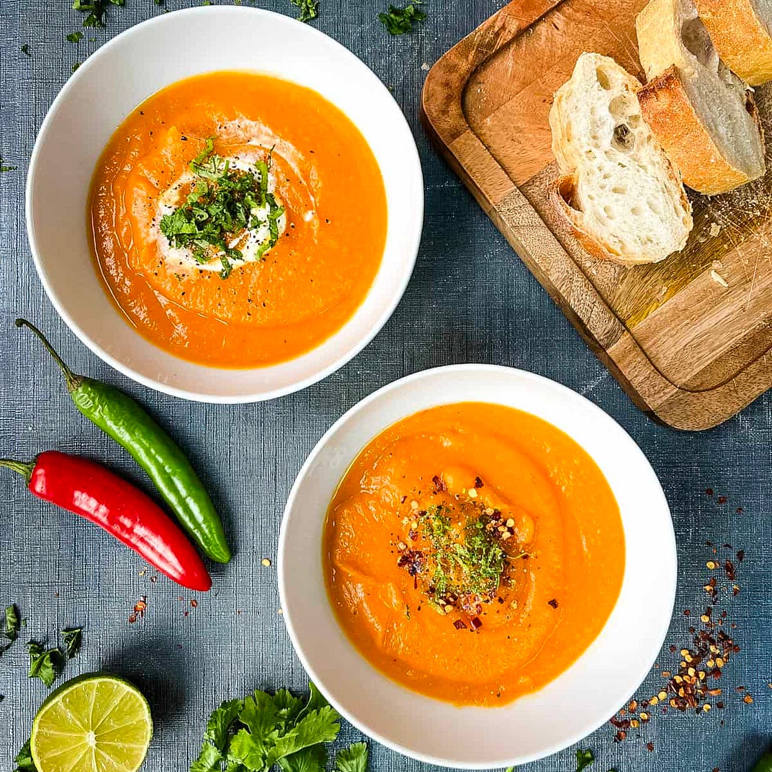 Sweet Potato, Chilli and Ginger Soup