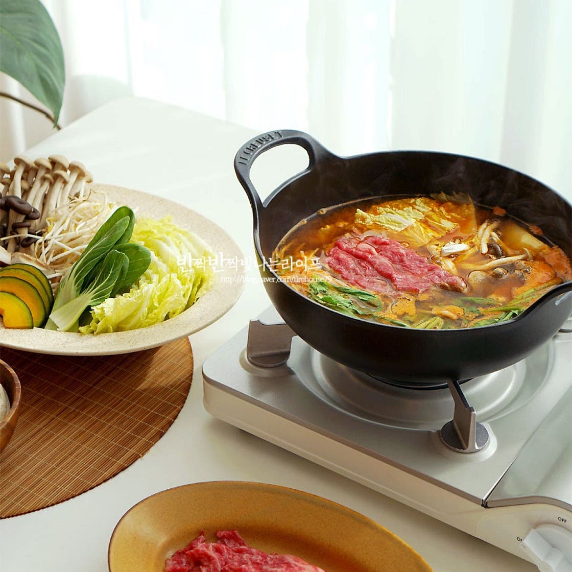 얼큰 샤브샤브 만들기 집에서 소고기 샤브샤브 육수 재료 꿀팁