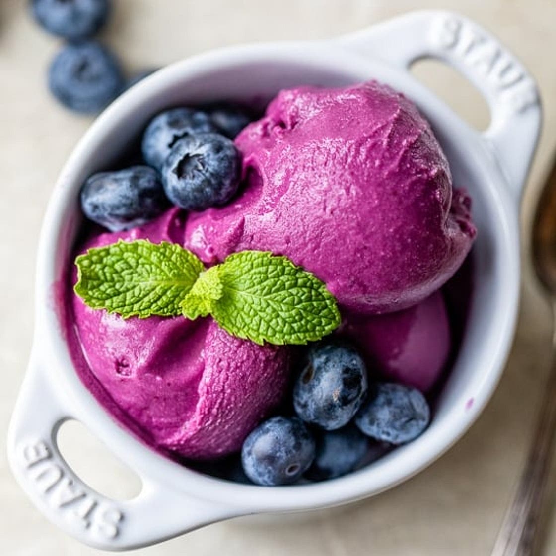 Blueberry Frozen Yogurt