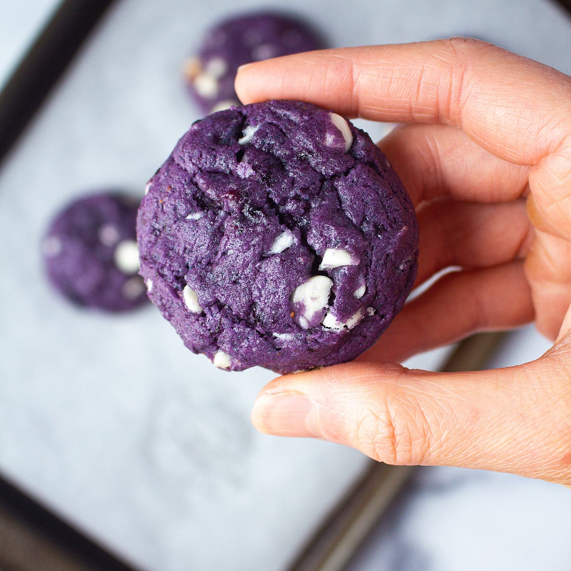 Blue(berry) Cookies | Vegan & Naturally Blue!