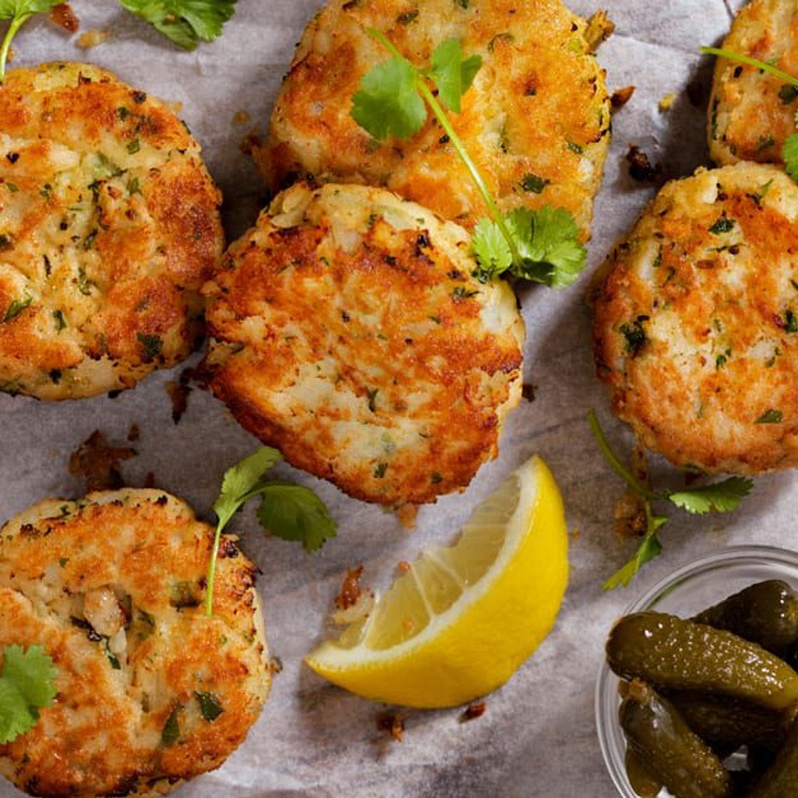 Crab and Shrimp Cakes