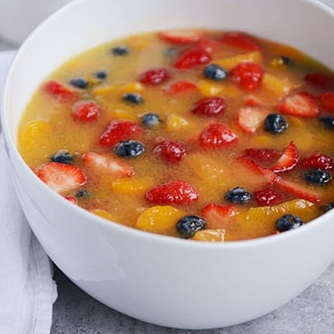 Holiday Fruit Soup