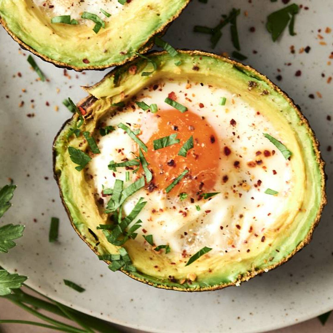 Avocado Baked Eggs