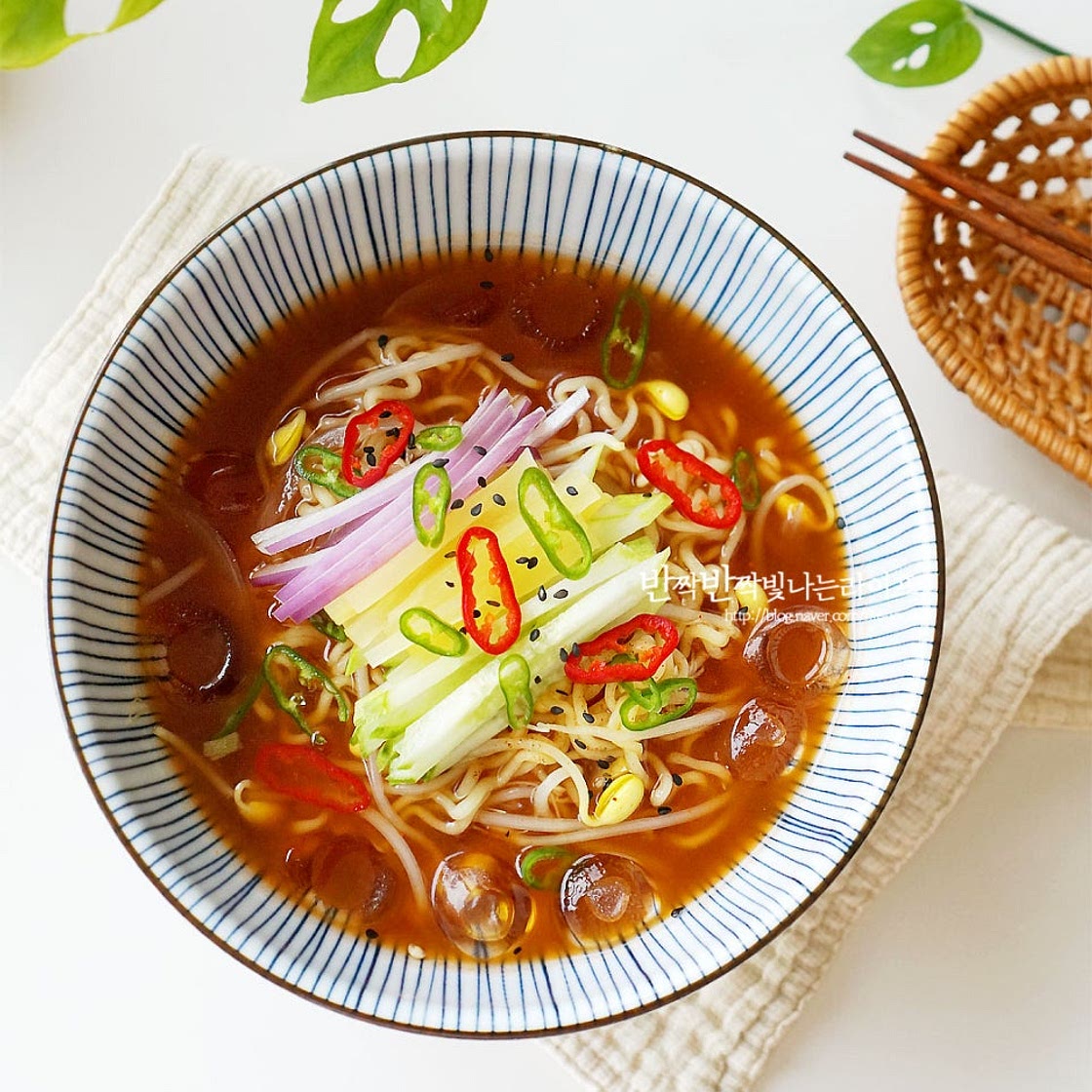 백종원 냉라면 레시피 시원한 라면 맛있게 끓이는 법 신라면 냉라면