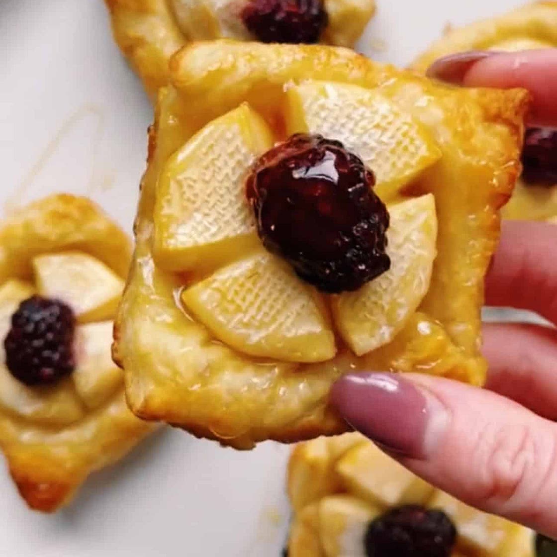 Blackberry Brie Bites