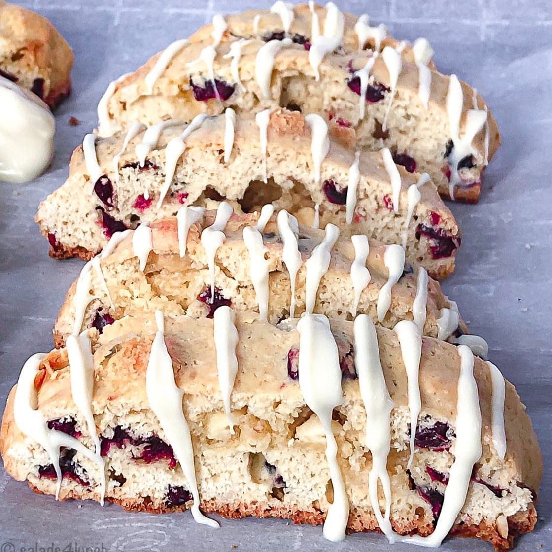 White Chocolate Cranberry Almond Biscotti Recipe