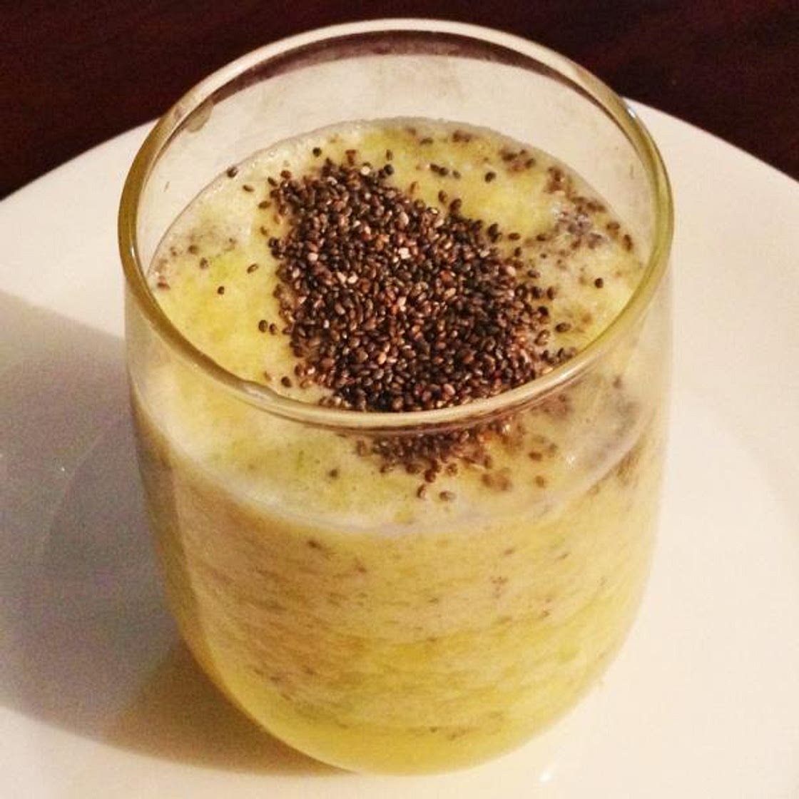 Suco de abacaxi e sementes de chia para emagrecer