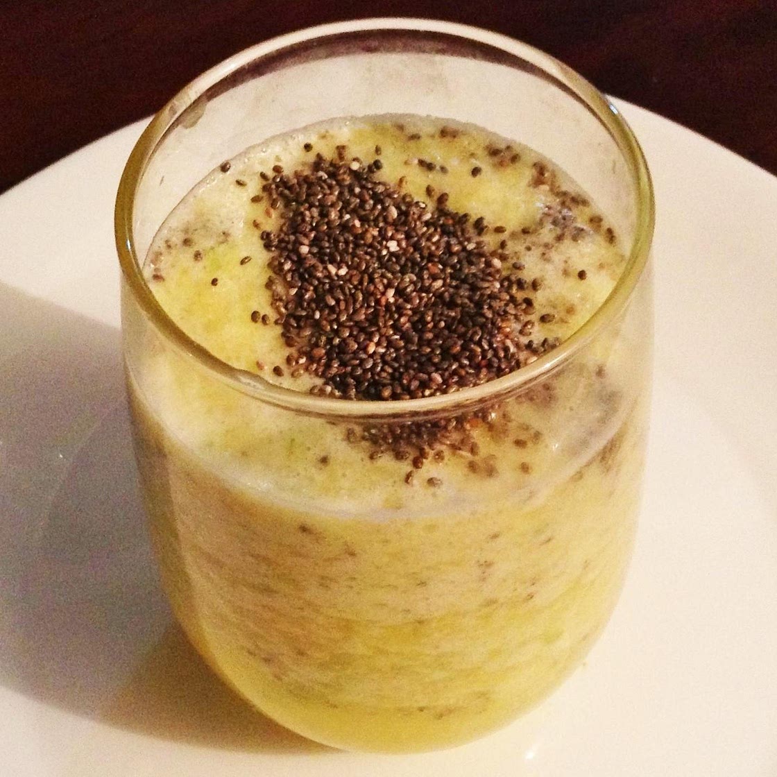 Suco de abacaxi e sementes de chia para emagrecer