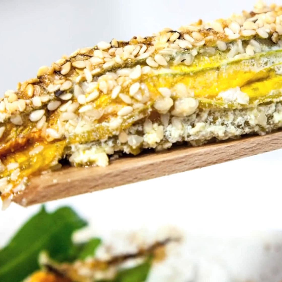 Fiori di Zucca Ripieni al Forno