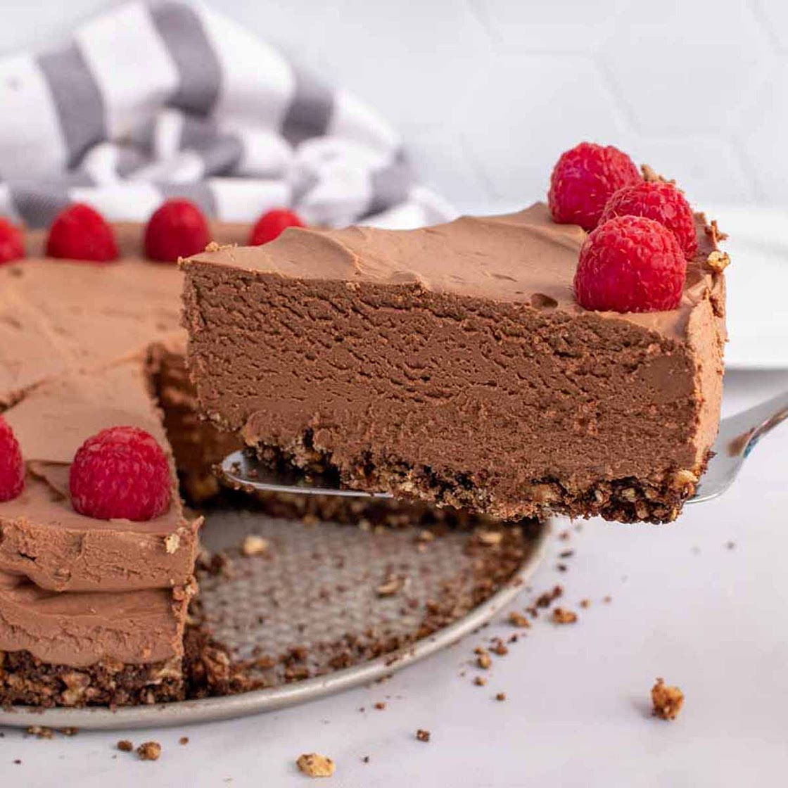 No Bake Chocolate Cheesecake