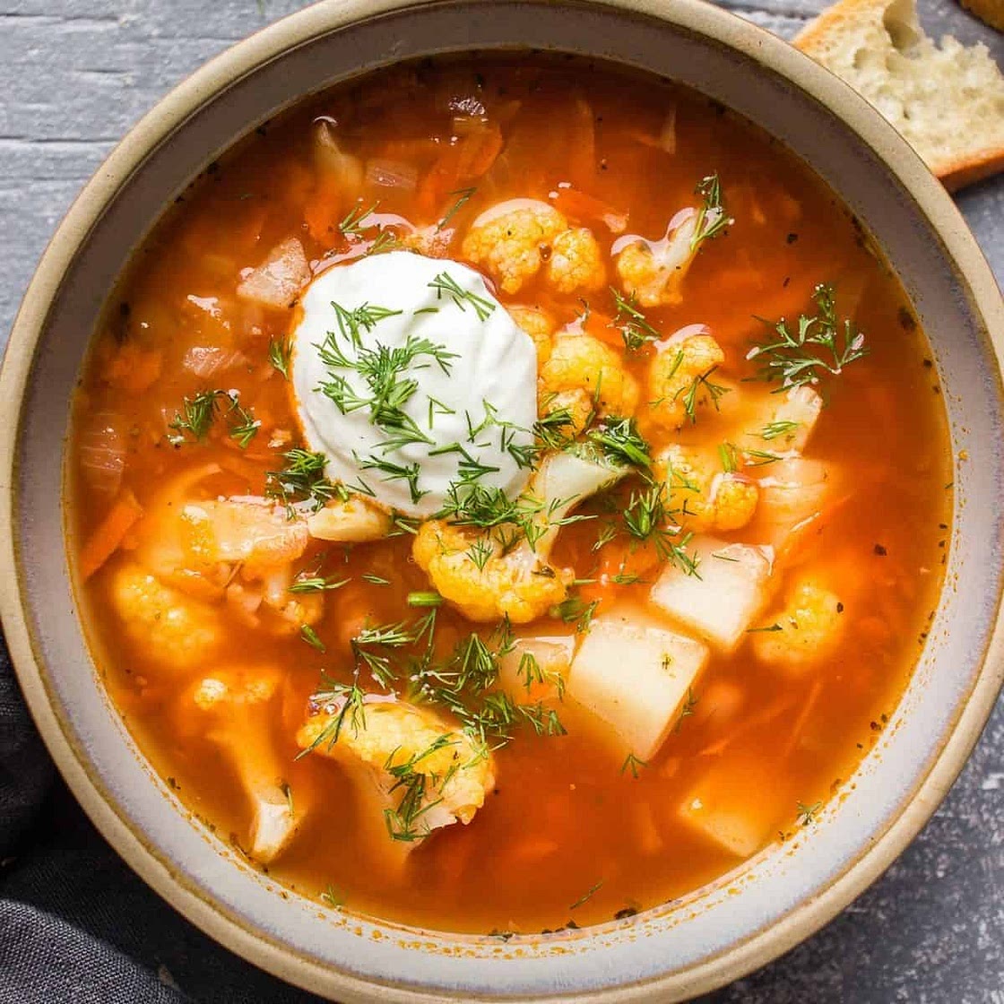 Healthy Potato and Bean Soup (Vegan)