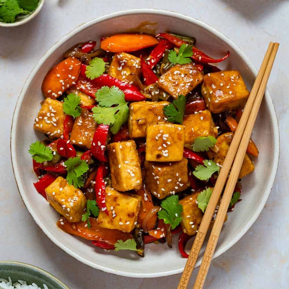 Vegan Teriyaki Tofu Stir Fry Recipe