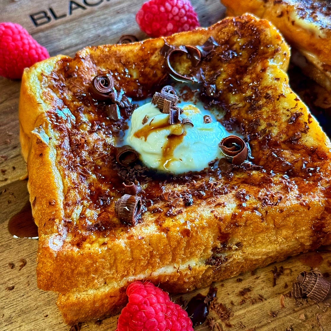 Tiramisu French Toast with Kahlua Syrup