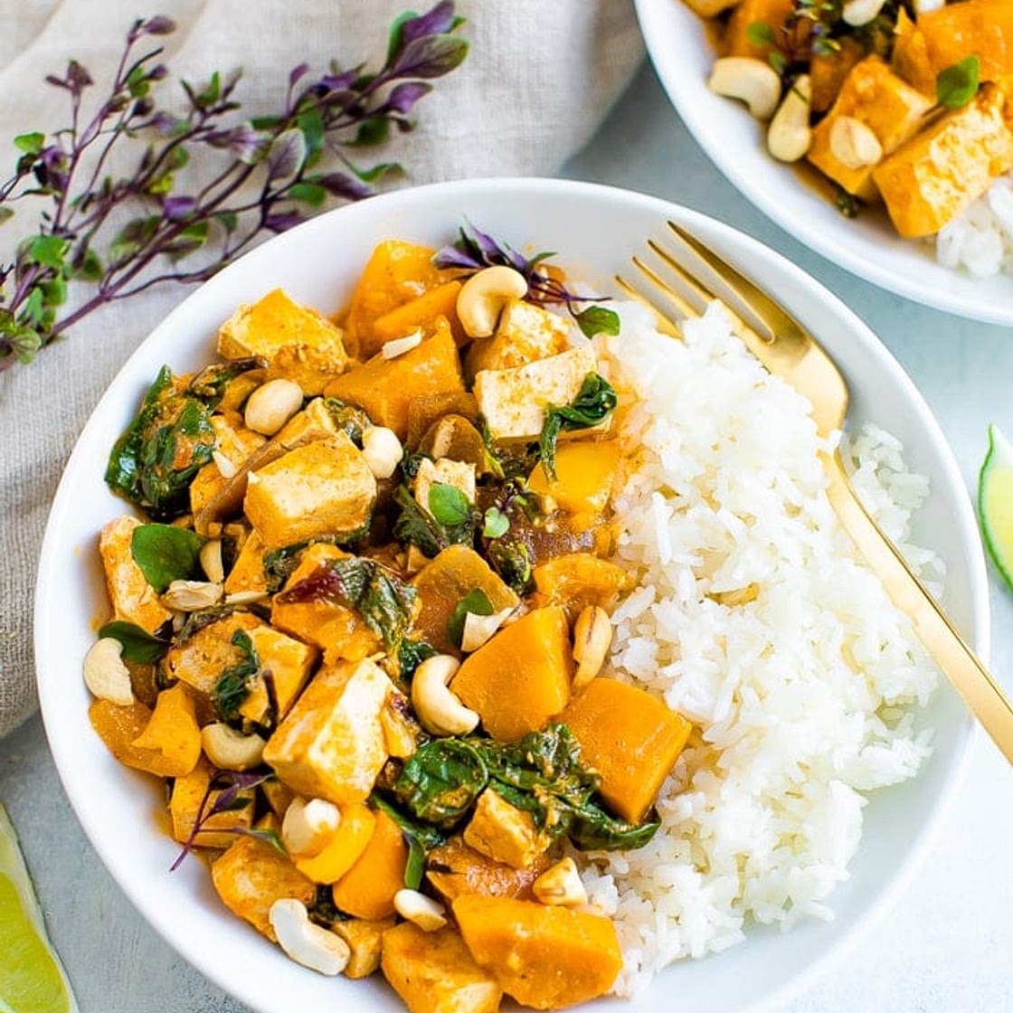 Tofu Pumpkin Curry