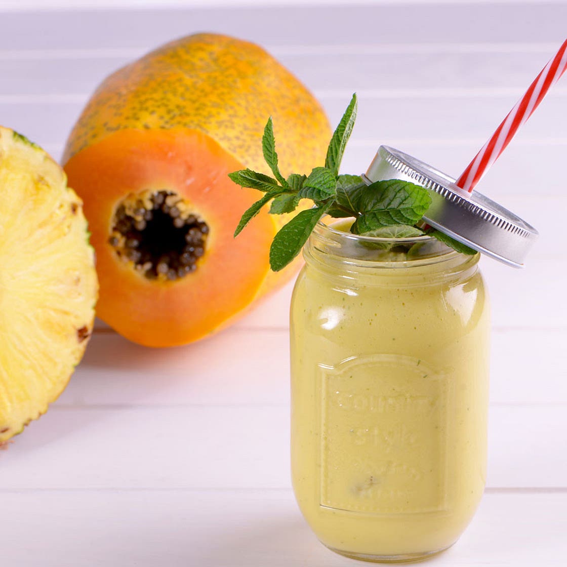 Batido de verano con piña