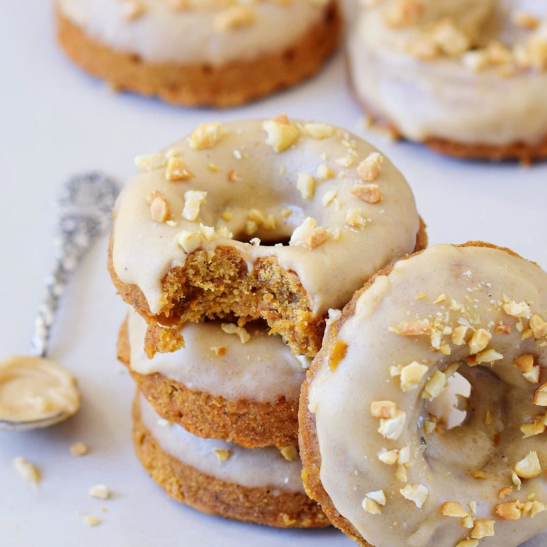 Gingerbread Carrot Cake Donuts