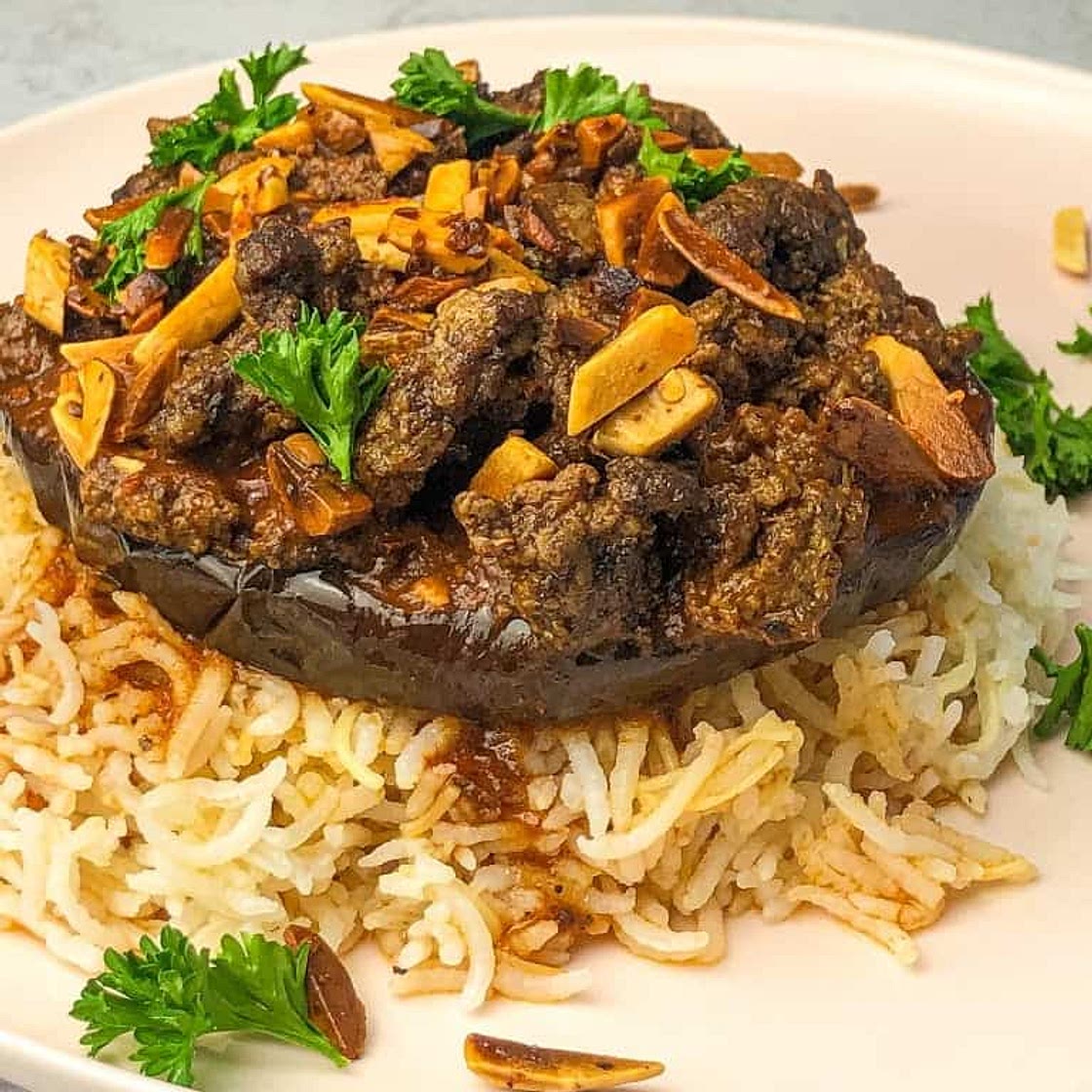 Baked Stuffed Eggplant