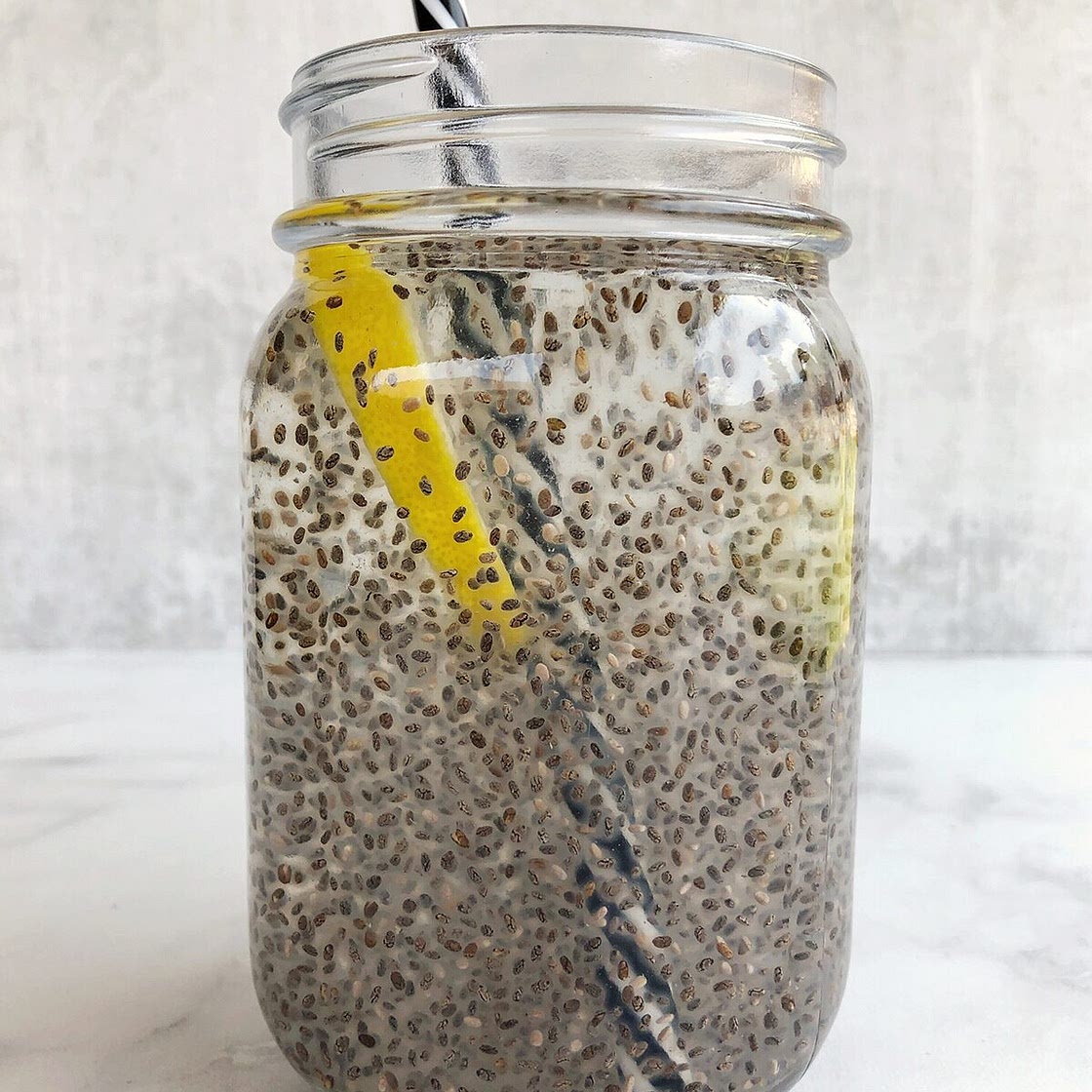Lemon and Chia Water