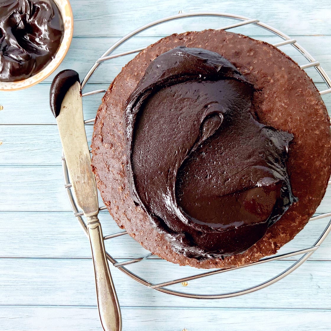 6-inch Dense Spelt Chocolate Fudge Cake