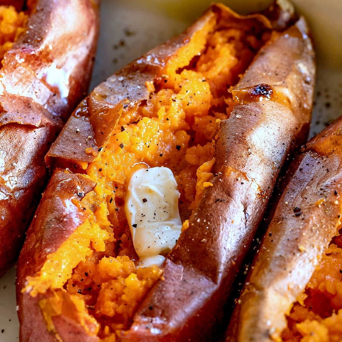 Baked Sweet Potato (How To Bake Sweet Potatoes)
