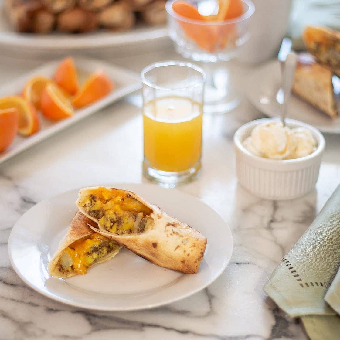 Breakfast Burritos in the Ninja Foodi