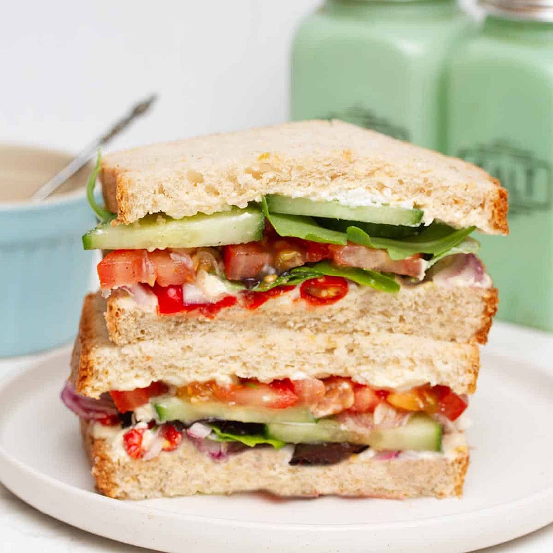 Panera Mediterranean Veggie Sandwich