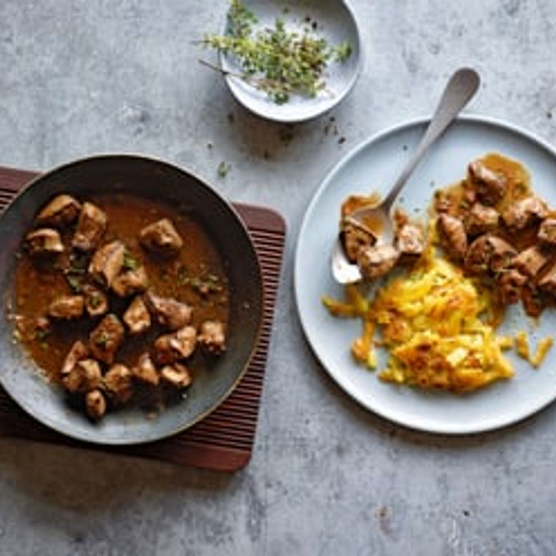 Kalbsleberli an Madeirasauce