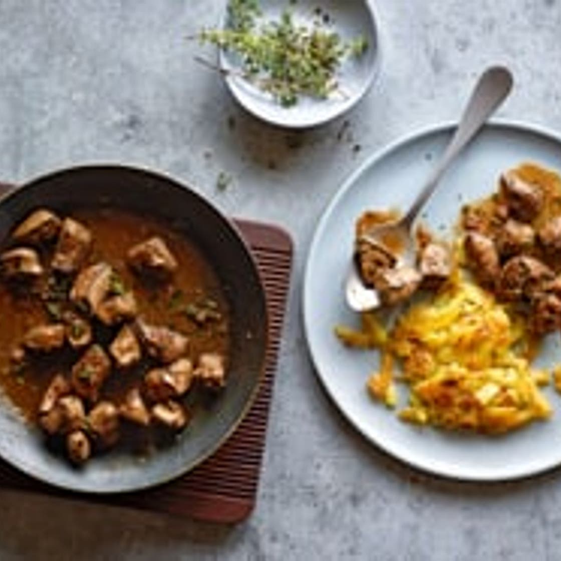 Kalbsleberli an Madeirasauce