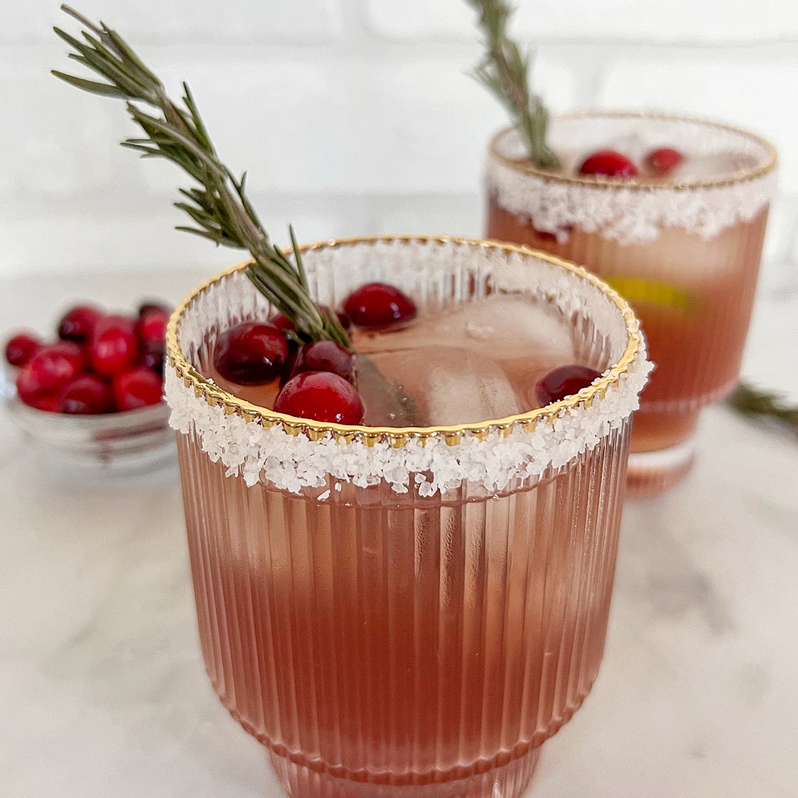 Christmas Cranberry Margarita
