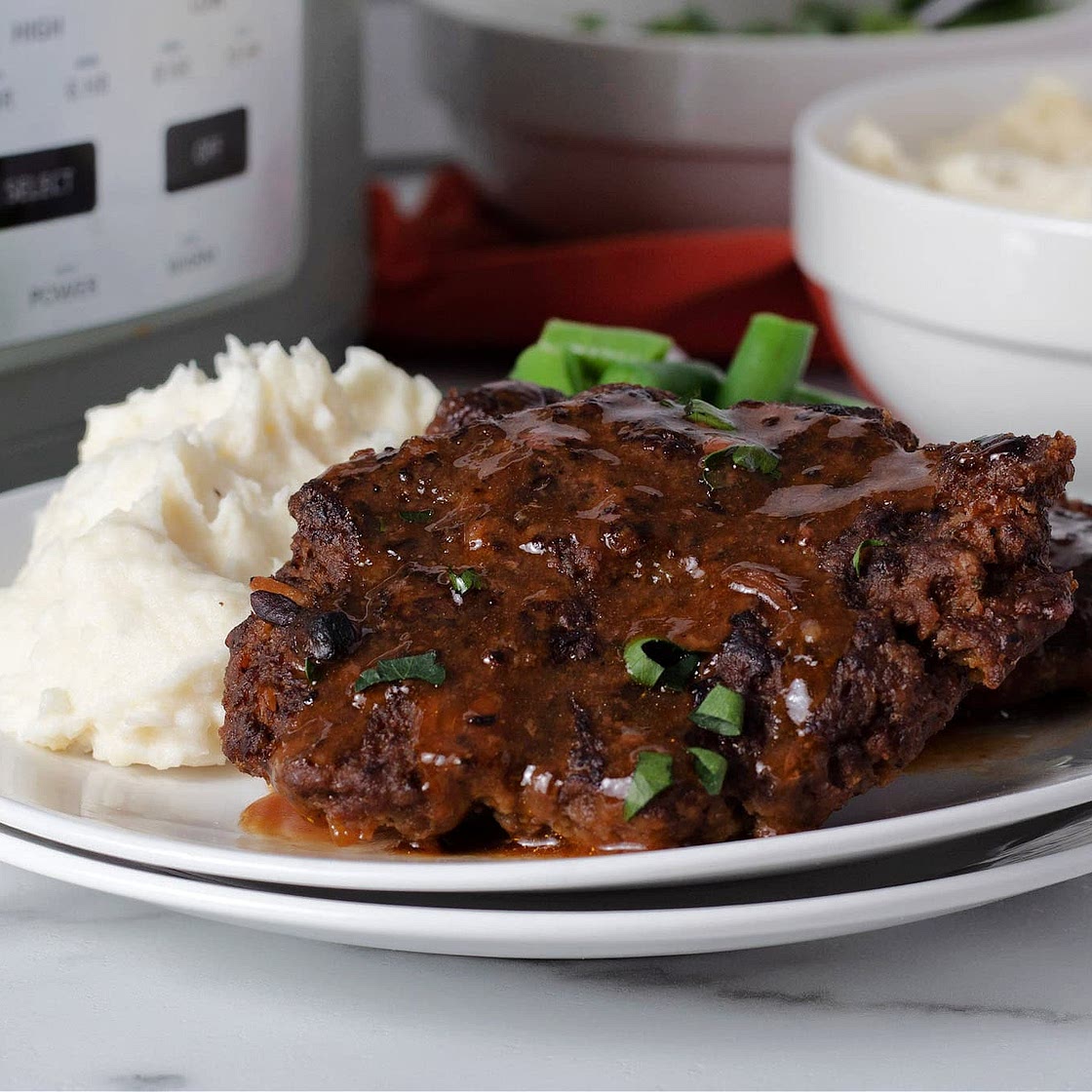 Slow Cooker Salisbury Steak