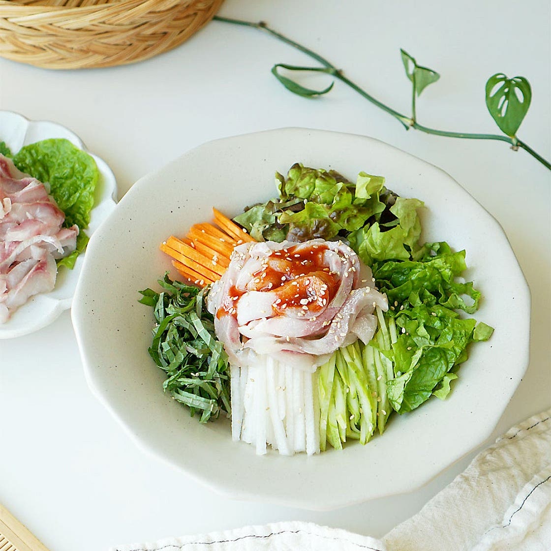 남은 회덮밥 만들기 밀치회 회덮밥 레시피 회 비빔밥 재료